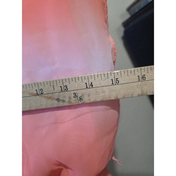 Iz Byer Coral High Low Dress Women's Size XS Short Sleeve Light Weight - Picture 5 of 5